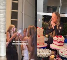 Rafa Justus emociona ao ganhar festa surpresa na casa do pai Roberto Justus; veja como foi