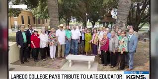 Laredo community honors founder with memorial bench