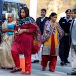Jadhav's wife's shoes 'something metallic':