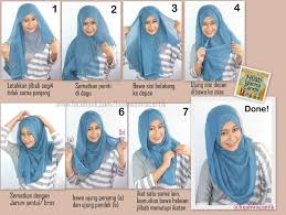 Image result for tutorial hijab