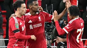 Isak scores first Liverpool goal in League Cup win, Chelsea survive scare