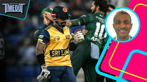 Pakistan beat Sri Lanka, Pakistan won by 5 wickets (with 12 balls remaining)