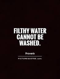 Filthy water cannot be washed via Relatably.com