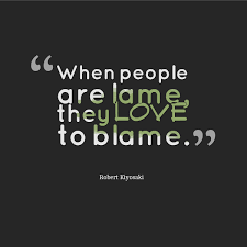 Amazing seven eminent quotes about blame pic English | WishesTrumpet via Relatably.com