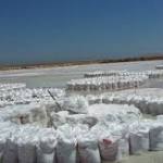ضبط طن ملح طعام مجهول