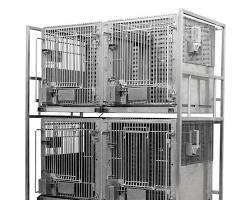 Image of Nonhuman primate cage