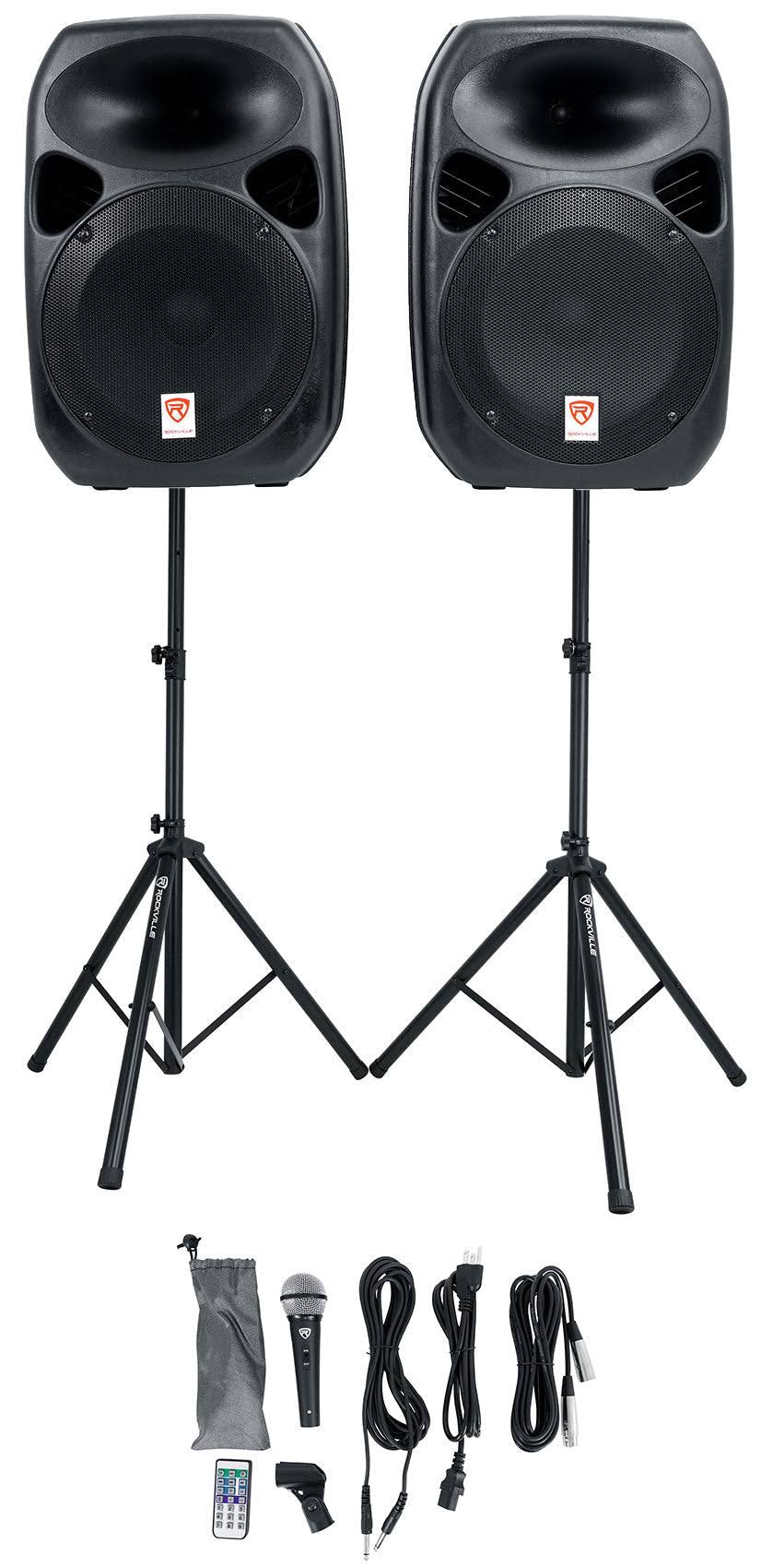 Rockville RPG122K Dual 12" Powered Speakers