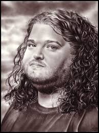 Next in line to be drawn was Hurley (from Lost) I really like him, he&#39;s so sweet and a really good person. His hair took me forever but I feel happy about ... - jorge_garcia_hurley_lost_x