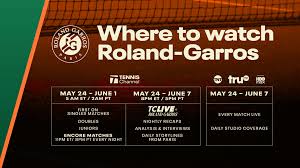 Where to Watch Roland Garros 2026 on Tennis Channel, TNT, HBO Max and truTV