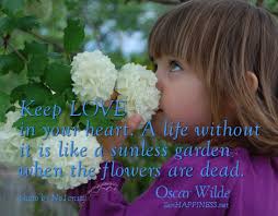 Wonderful quote about love and life – Keep love in your heart ... via Relatably.com
