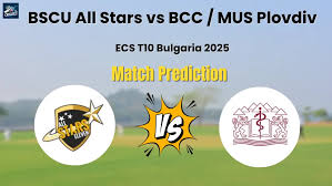 Who will Win BSCU All Stars vs BCC / MUS Plovdiv? Match Prediction – ECS T10 Bulgaria 2025
