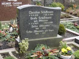 Grab von Christian Schiffmann (04.11.1910-20.03.1984), Friedhof ...
