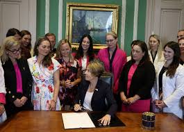 ‘Abortion is on the ballot’: Healey signs bill to widen abortion access amid reelection bid