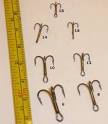 Danielson Treble MB Hook, Gol Size 1 Pack of 25