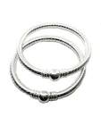 Real silver bangles