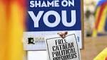 Jailed exile, leaders wrap Catalan