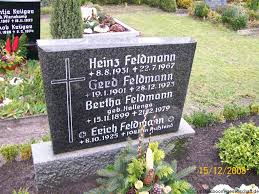 Grab von Erich Feldmann (08.10.1925-1948), Friedhof Tannenhausen