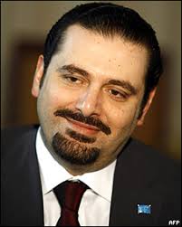Saad Hariri, Lebanon&#39;s parliamentary majority, the Future Movement. Mr Hariri believes peace can only be secured via a two-state solution - 090326134315_hariri2_afp_226x283