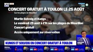Photo Kungs et Solveig en concert gratuit  Toulon