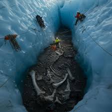 Unearthing Giants: Mammoth Skeleton Unearthed by Archaeologists in the Sahara Desert 💬 Full story in the comment below👇 A stunning archaeological excavation in the Sahara has unearthed a near-perfect mammoth skeleton, sparking