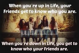 Quotes About Knowing Who Your Friends Are. QuotesGram via Relatably.com