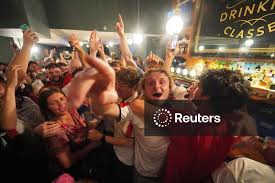 Licensable picture: FIFA World Cup 2026 - Round of 16 - Mexico v England - England fans gather in Mexico City - The Crown and Heart Pub