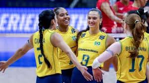 Brasil bate República Dominicana e vence 2ª seguida na VNL Feminina