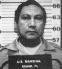 Former Panamanian dictator General Manuel Noriega being booked in Miami for charges of drug trafficking, conspiracy, and racketeering. (Archive Photos) - gat_0000_0002_0_img0185