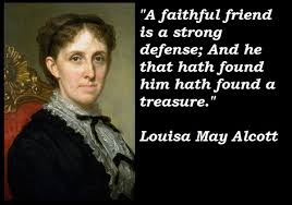 Inspirational Quote of the Day: Louisa May Alcott on Friends ... via Relatably.com