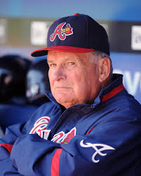 Manager Bobby Cox #6 of the Atlanta Braves watches batting practice before play against the Washington Nationals April 12, 2009 at Turner Field in ... - Washington%2BNationals%2Bv%2BAtlanta%2BBraves%2B8FX7DyJNvCxl