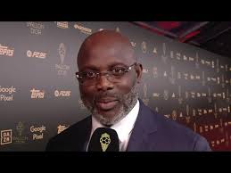 George Weah red-carpet interview | 2024 Ballon d'Or