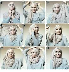 Image result for tutorial hijab