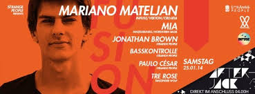 Mariano Mateljan, Mia, Jonathan Brown, Basskontrolle, Paulo César, Tre Rose - ch-0125-555610-front