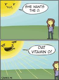 funny photos, sun she wants that D vitamin d comic via Relatably.com