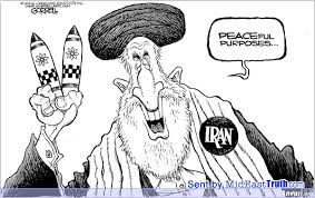 Risultati immagini per iran is peace cartoon