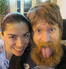 Enduring love: Tomas Young with his wife Claudia Cuellar, pictured in happier times. Enduring love: Claudia Cuellar, pictured with Tomas earlier in their ... - article-2297057-18D9F709000005DC-663_634x668