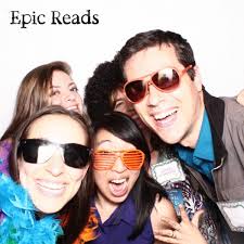 Team Epic Reads in action! (Margot and Aubry). We spy Leslie Connor (wearing the wig), author of THE THINGS YOU KISS GOODBYE! - tumblr_n6crhb8siT1qdlytco6_1280