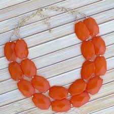 Image result for orange chunk necklace francescas