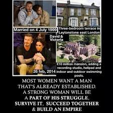 David Beckham and Victoria Beckham&#39;s Story | Motivational Picture ... via Relatably.com