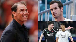‘Just checking in’ – Tennis icon Rafael Nadal reveals old foe Andy Murray messaged him ‘one second’ after Real Madrid’s heartbreaking Champions League loss to Arsenal in April