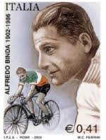 Dopo Costante Girardengo nel 1923 (2° Brunero, 3° Aymo), nel 1924 arrivò per primo a Milano Giuseppe Enrici, seguito da Federico Gay e Angiolo Gabrielli. - binda_fran1