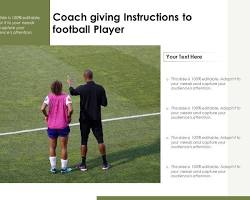 football coach giving instructions to his players