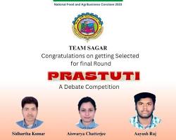 Image of Debate competition at Birsa Agricultural University