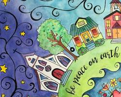 Image of Peace on Earth painting