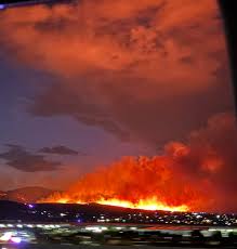 See photos of Bug Fire burning in north Reno on Aug. 8, 2026