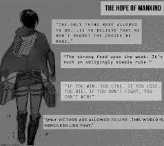 Levi Attack On Titan Quotes. QuotesGram via Relatably.com