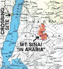 Resultado de imagem para monte sinai mapa