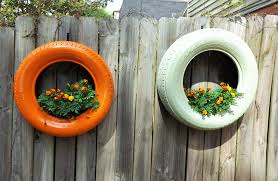 Image result for flowers on tires