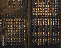 ENIAC computer with vacuum tubes