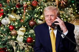 Trump adds 'clean coal' into holiday mix in Christmas Eve call with kids